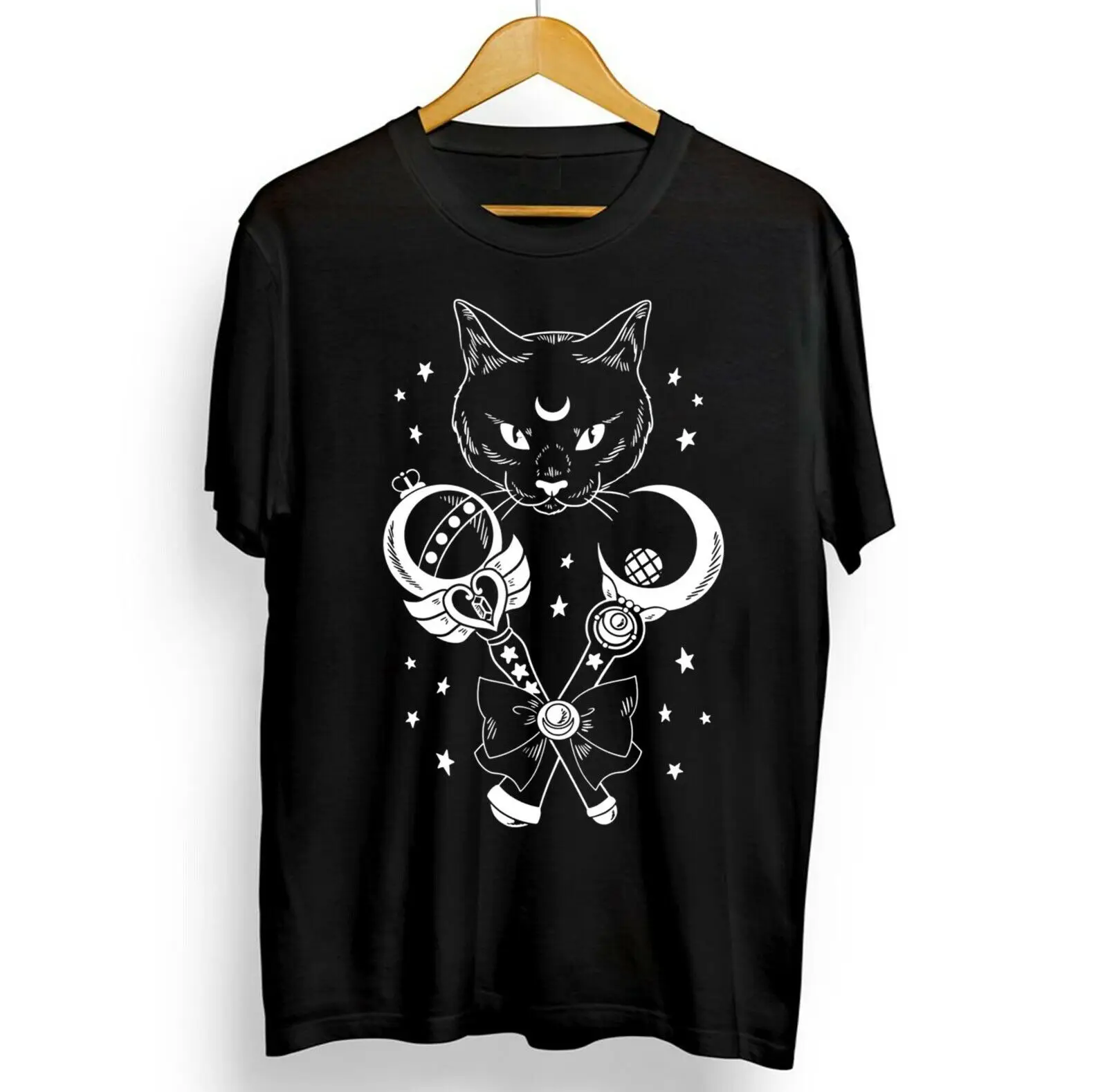 

Рубашка с рисунком кота из аниме-искусственная, женская одежда, новая Готическая рубашка