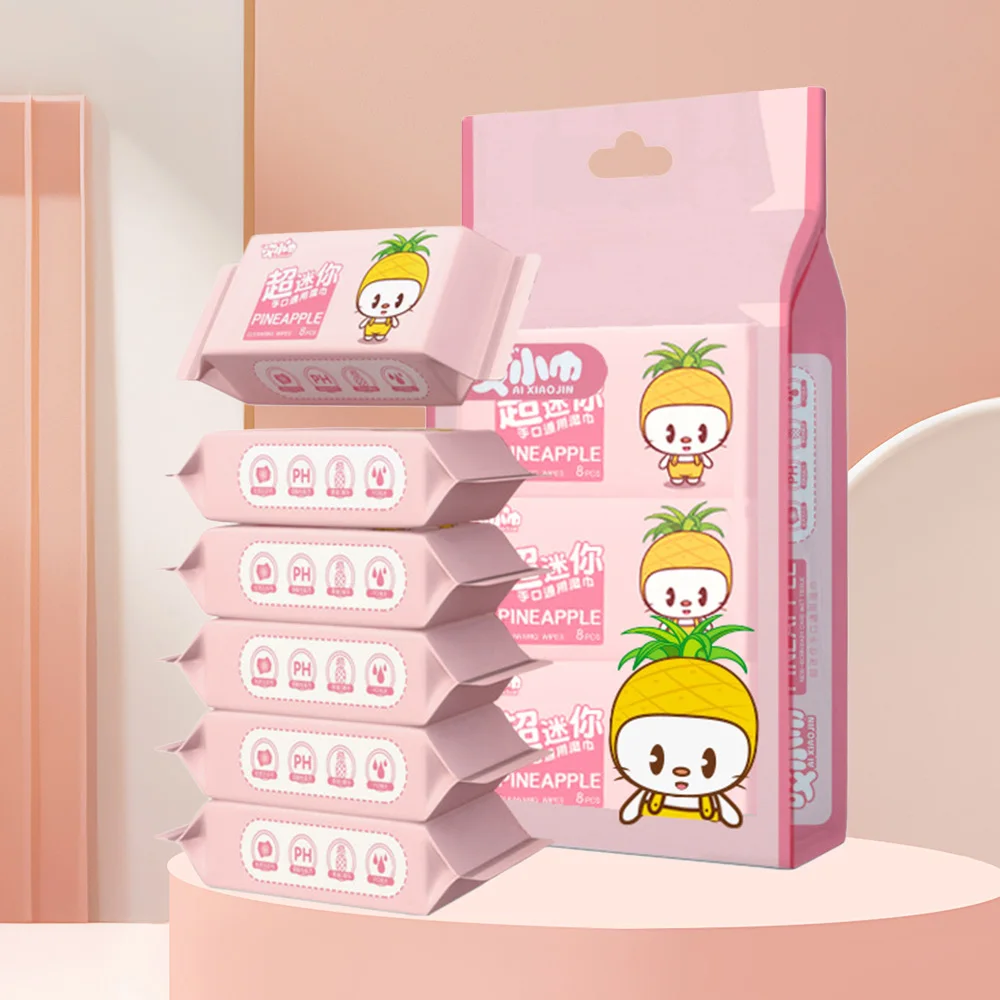 New Soft Baby Wet Wipes Hand Mouth Cleaning Disposable Baby Gentle Wipes High Quality Large Pack Freshing Cleaning Wipes Babies