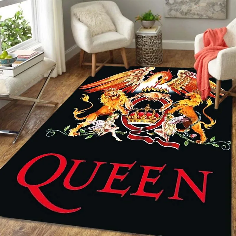 Ковер Queen Band для гостиной Freddie Mercury большой ковер музыкальной зоны скальный