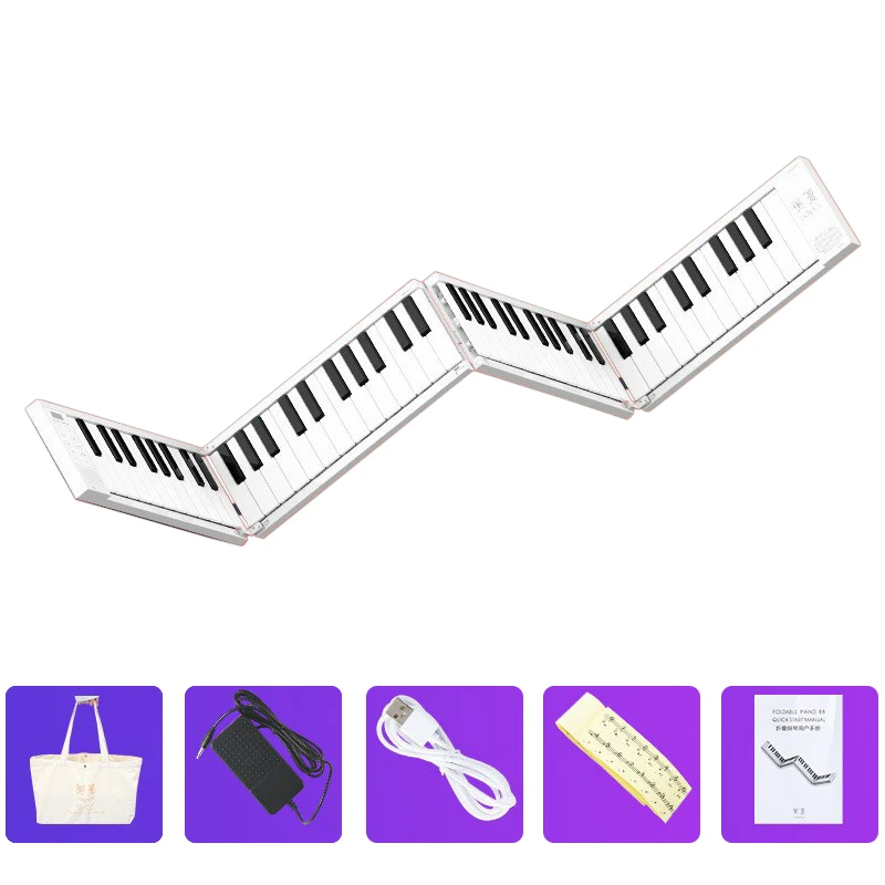 Midiplus Carry-on Folding Piano Portable Digital 49/88 Key Piano