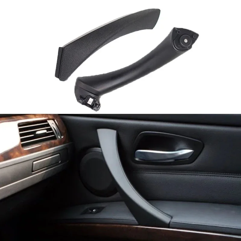 Interior Door Handle Cover Car Inner Handle Interior Door Panel Pull Trim Cover for BMW 3 Series E90 E91 316 318 320 325 328