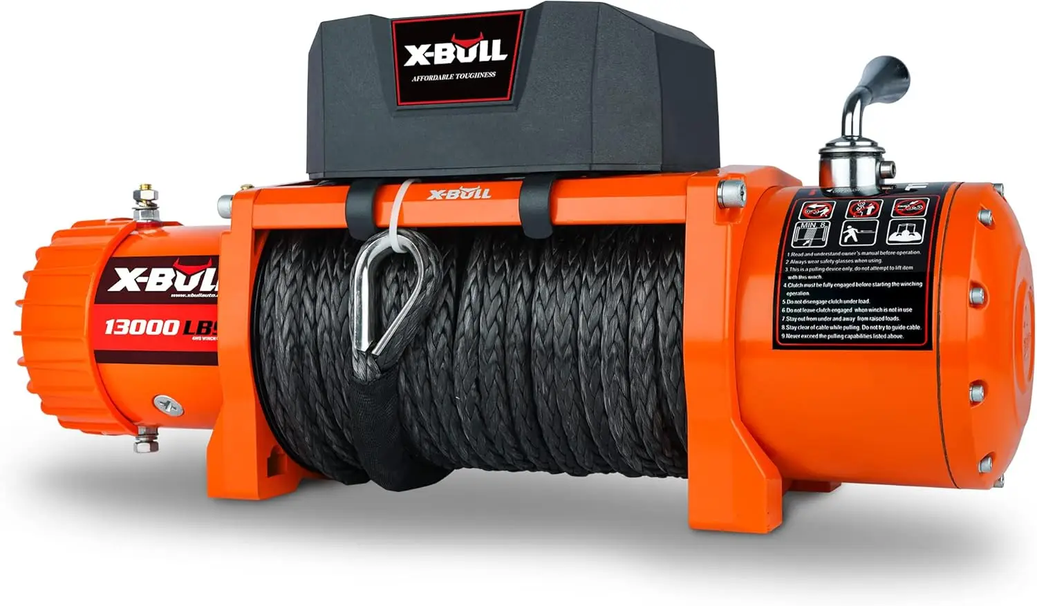 Traction Products-Synthetic Rope Winch-13000 LB load capacity Remote winch
