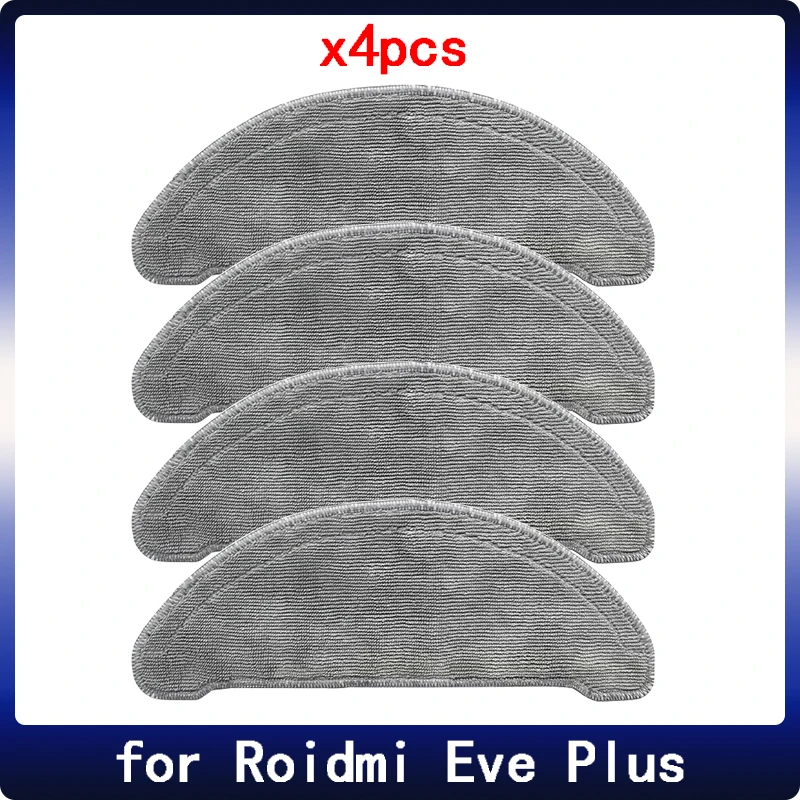 

Replaceable Mop Cloth Sets Parts For Xiaomi Roidmi EVE Plus Robot Vacuum Cleaner Mop Spare Parts Mop Clothes Rags Accessories