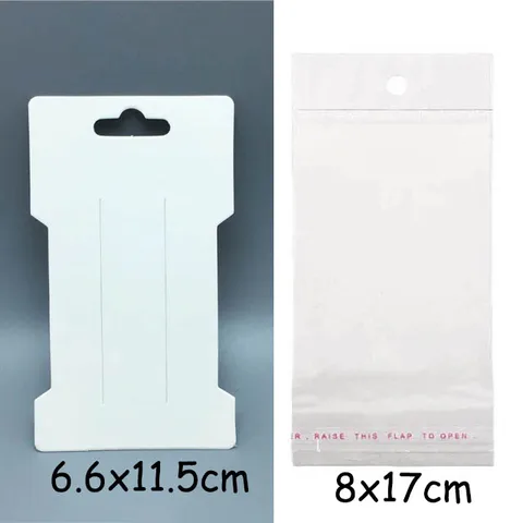 Hair Clip Bow Display Cards with opp Bags for Hair Barrettes Hairpins Jewelry Display Holder Hair Accessories Packaging