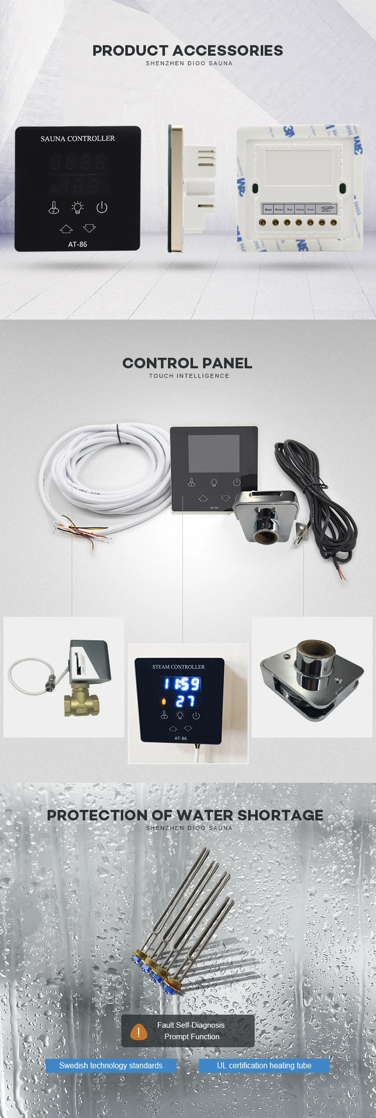 Description Picture 3 of item12KW Portable Steam Bath Generator For Commercial Use