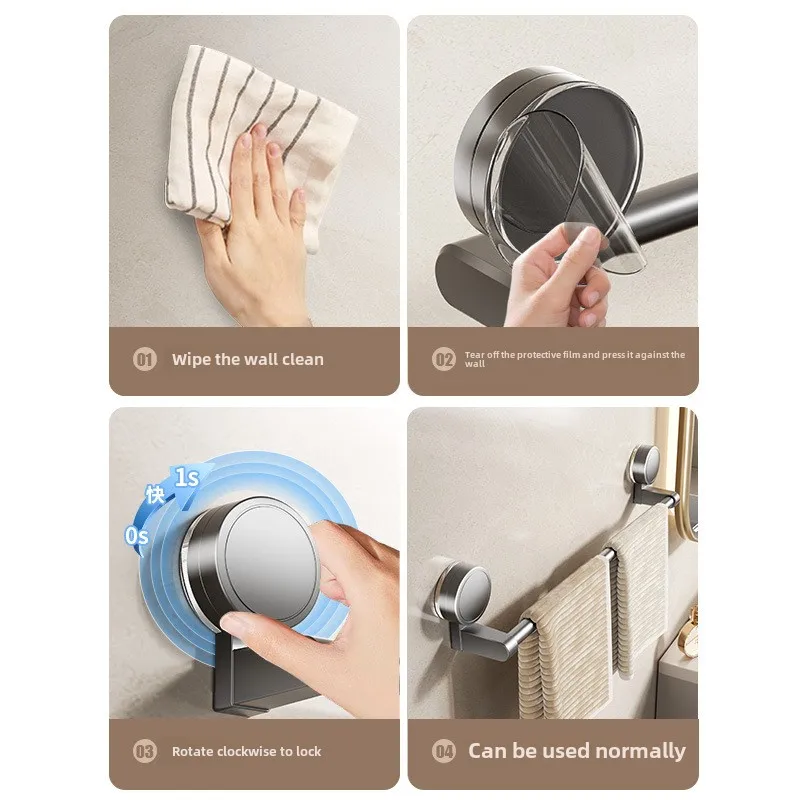 Aluminum Alloy Bar Towel Rail 1pc