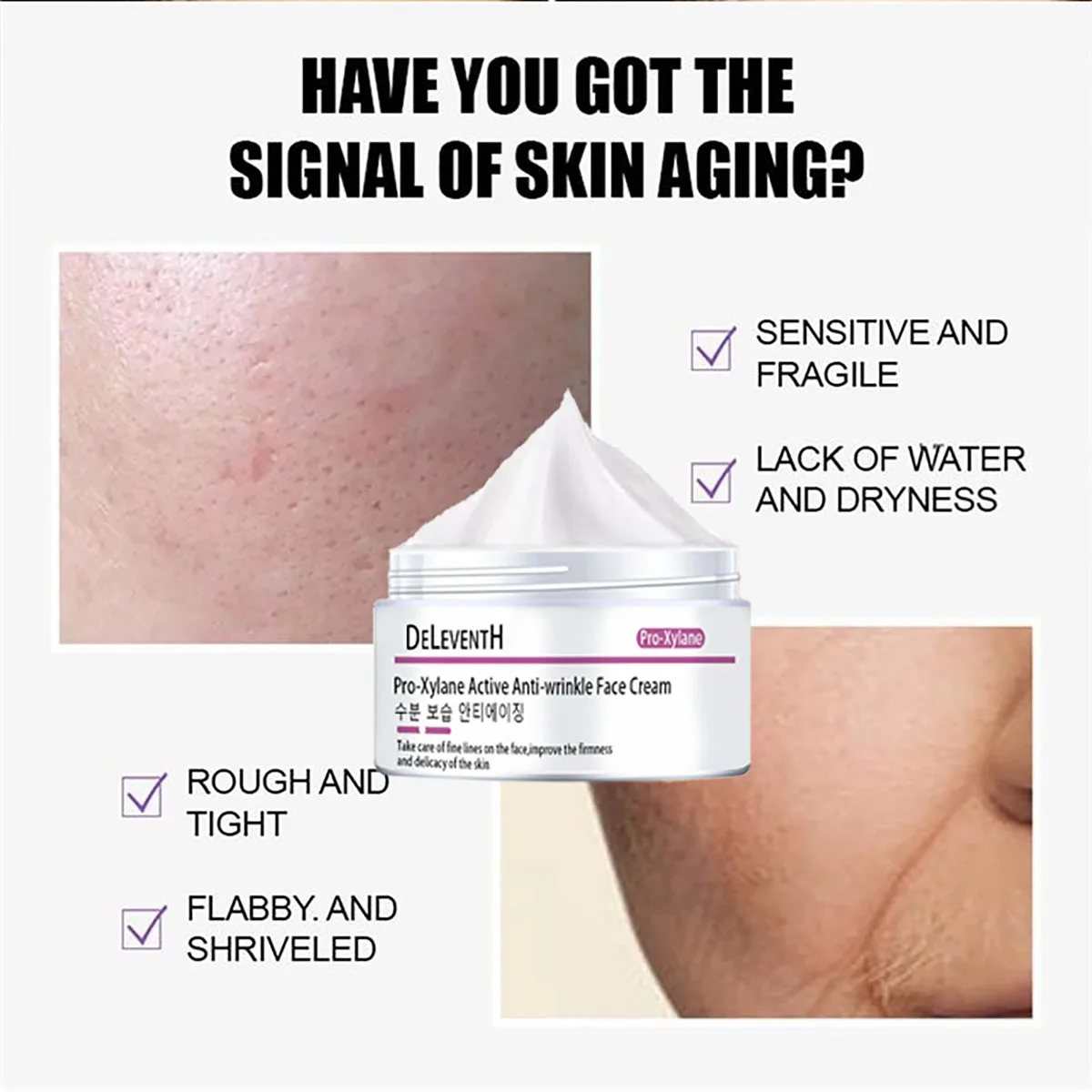 Face Cream Skin Cream 5 Seconds Instant Wrinkle Remover Face Cream Eye Firming Anti Aging Lifting Moisturizing Facial Cream Remove Fineline Skin Care