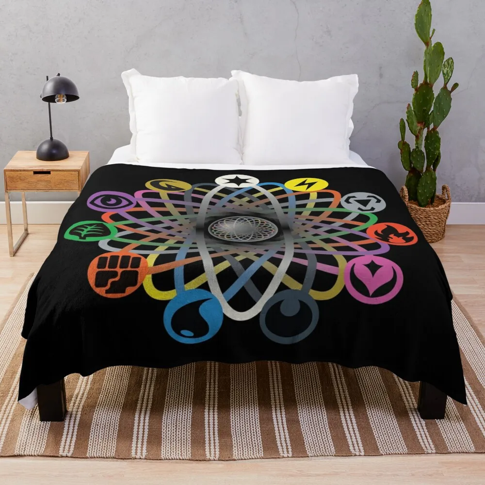 

Rainbow Energy Throw Blanket Nap Blanket Kid'S Blanket throw blanket for sofa Polar blanket