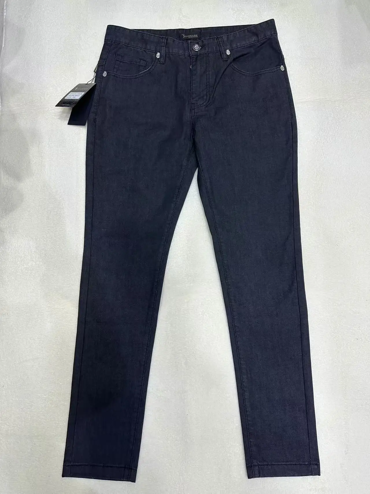BILLIONAIRE Jeans cotton men 2025 Autumn winter new thick commerce Business elasticity brief designed gentlemansize 32-42 3