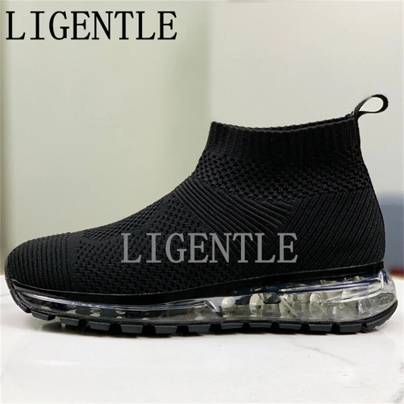 

New Men Flat Shoes Height Increasing Casual Slip On Shoes Black White Grey Orange Cotton Fabric Sneakers Men Round Toe Run Shoes