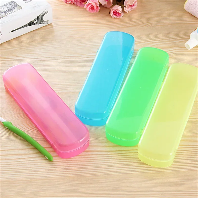 Travel Portable Toothbrush Box Toothpaste Holder Storage Case Bathroom Organizer