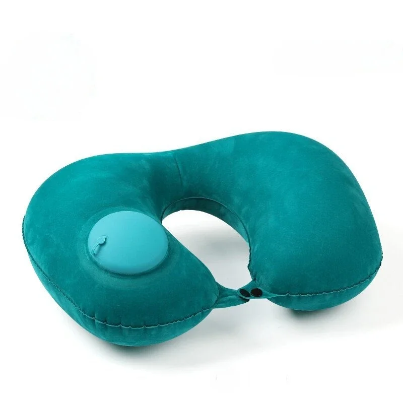 Inflatable Travel Pillow Portable U-shaped Neck Pillow Compressible Nap Cervical Pillow Christmas Thanksgiving Gift