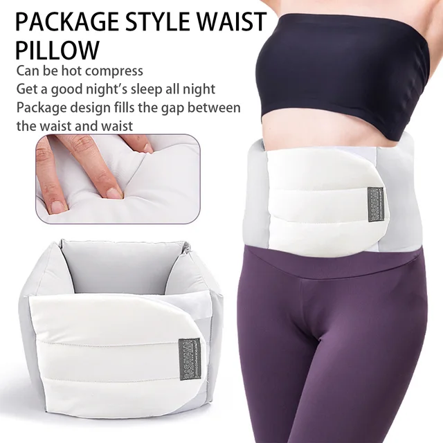 Waist Pillow Back Brace Support Belt Side Reclining Lumbar Support Belt Warming Brace for Back Lower Back Lumbar Pain Relief