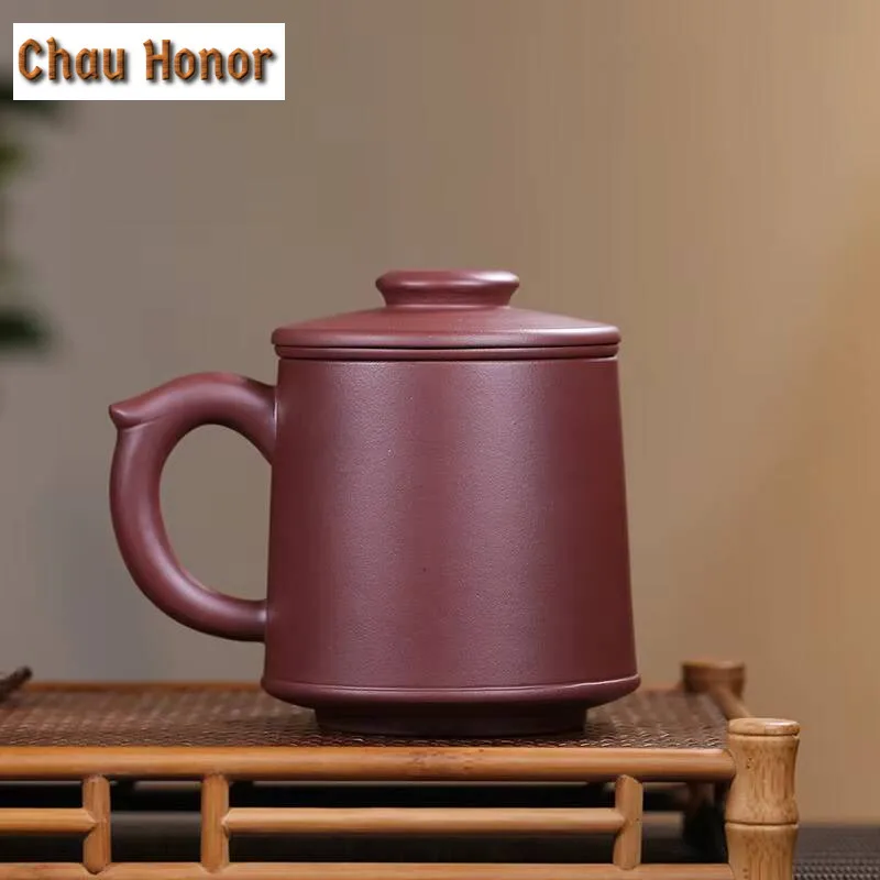 600ml Handmade China Tea Set Yixing Zisha Teapot Teapot Master Handmade Purple Clay Kung Fu Tea Gaiwan Teaset Gift Customized