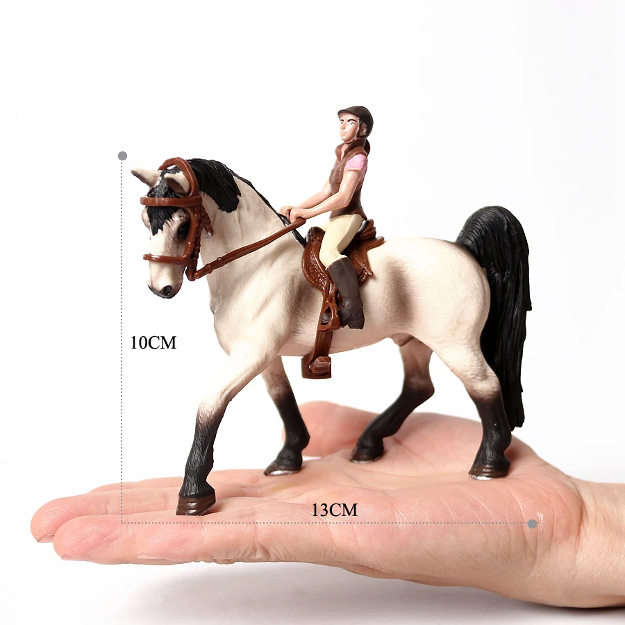 Horse Playset Animal Figurines - Equestrian Adventure Toy Set