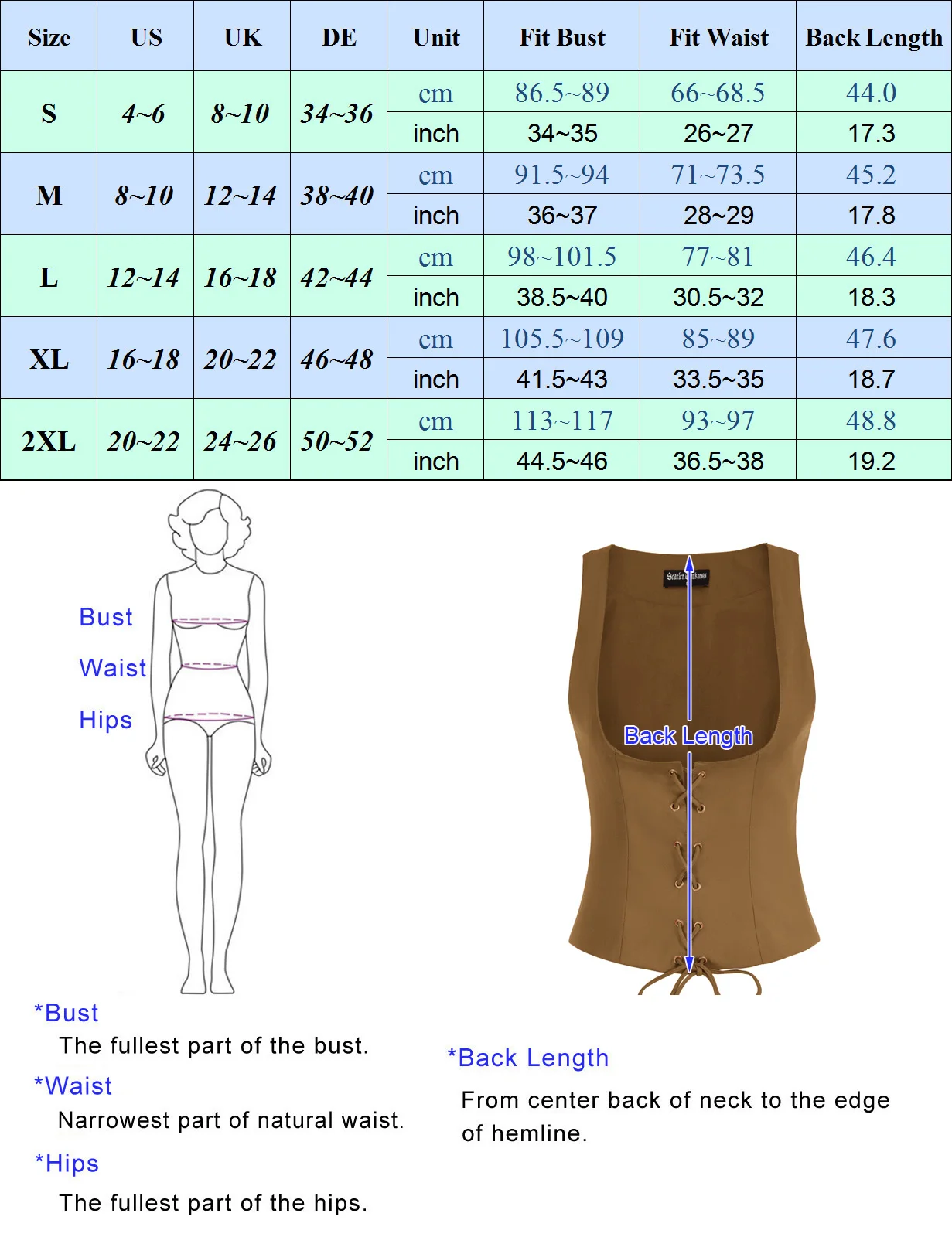 SD Women Lace-up Front Vest Renaissance Casual Wrapping U-Neck Vest Vintage Jacket Jacket Sleeveless Tank Tops