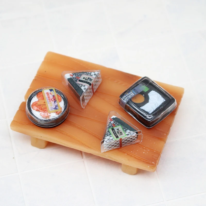Set 3 Handmade Miniature Sushi Bento – 1:6 Scale Realistic Clay Japanese Food For Dollhouses, Doll Accessories, Diy Crafts & Collectible Miniature Kitchen Decor