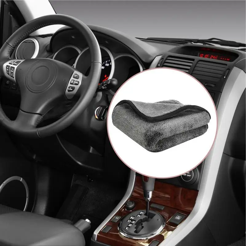 

Car Drying Cleaning Towel Cloth Automobile Professional Auto Cleaning Drying Cloth Car Coral Velvet Soft Detailing Waxing Towel