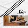 12Pcs 5 Inch Pinned Scroll Saw Blades TPI 10/15/18/24 Power Tools Accessories For Woodworking For Diyers 5