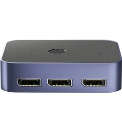 Ultra HD DisplayPort Switch 3x1 Splitter with 8K Resolution and 48Gbps Bandwidth - Other (DP Splitter)