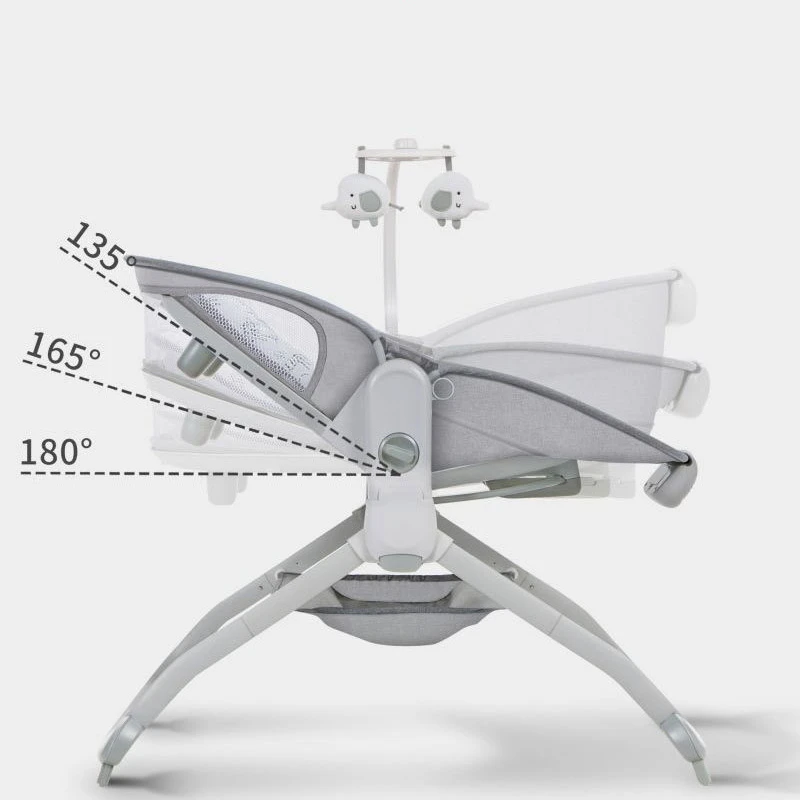Baby resting chair portable Baby Electric Baby Shaker Can sit or lie down rocking chair for kids Comforting Chair Basket Cradle - 3