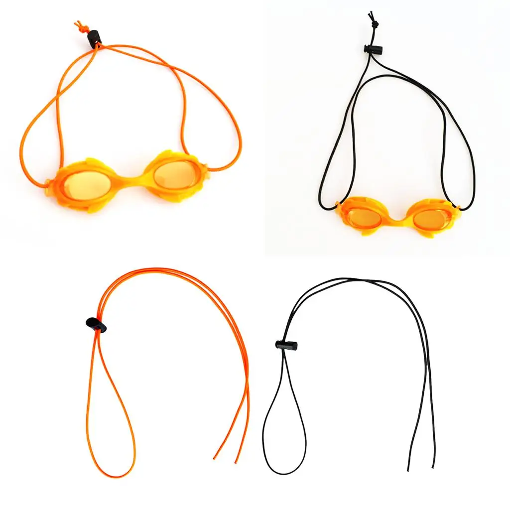 2pcs Elastic Swim Goggles Strap Cord Straps Swimming Supplies 114cm 5