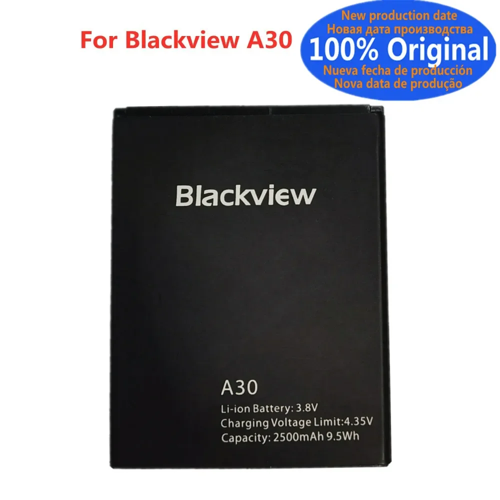 

Оригинальный высококачественный аккумулятор 2500 мАч для Blackview A30 5,5 дюйма MTK6580A, аккумулятор для смартфона, быстрая доставка