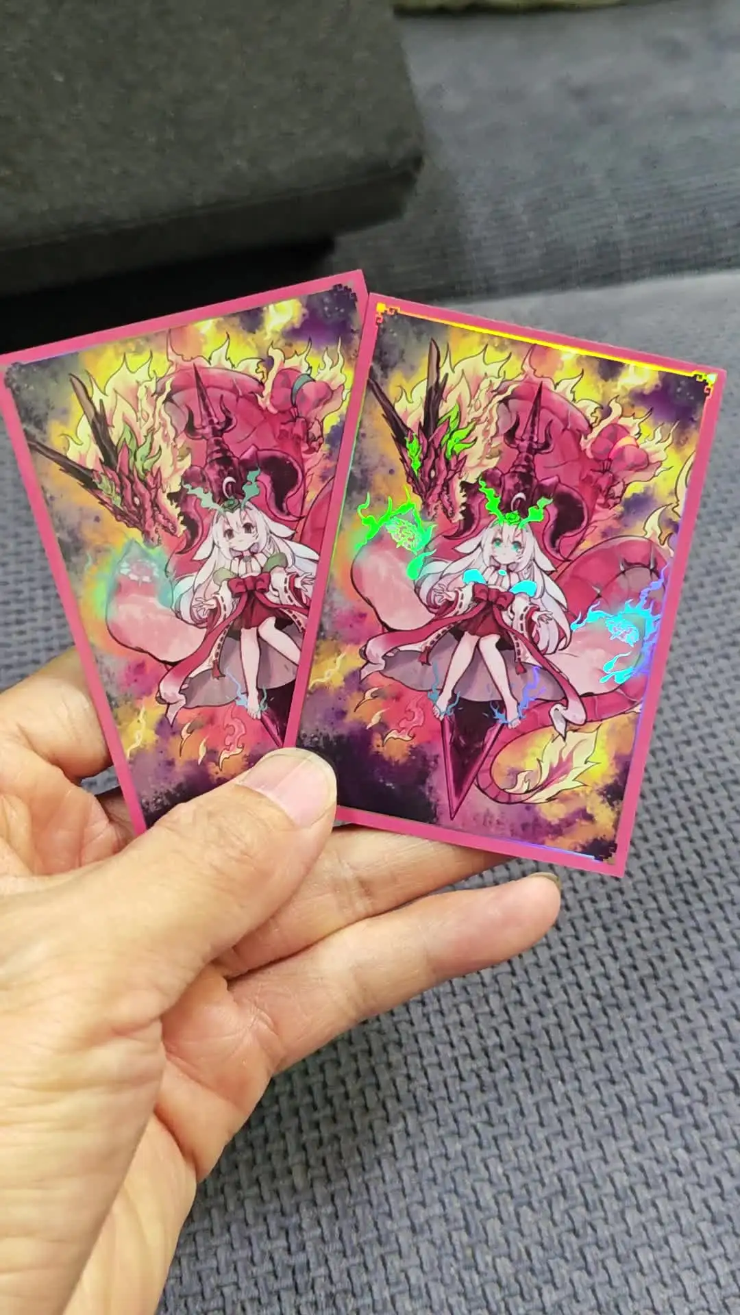 50PCS Yugioh Kurikara Divincarnate Card Sleeves Yu-Gi-Oh! OCG Trading Card  Shine Protective Case Cover - AliExpress 26