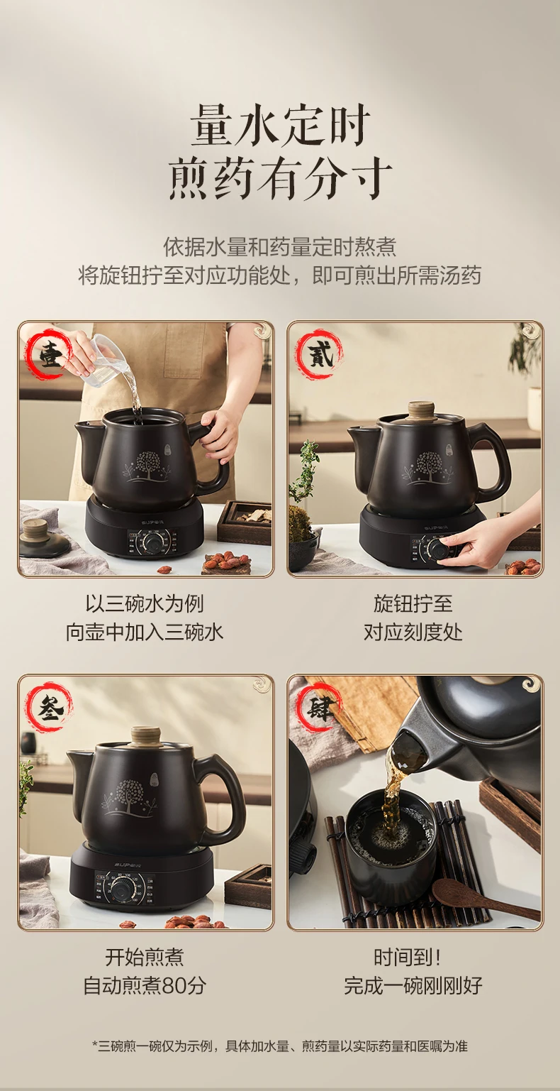 Description Picture 5 of item220V Soothe Your Body with This Electric Kettle for Brewing Medicinal Herbs