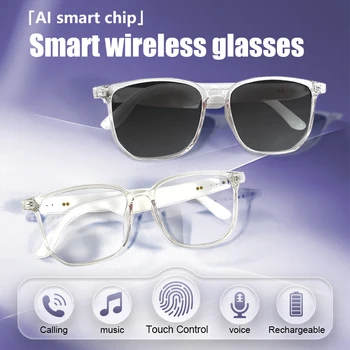 Occhiali Audio Intelligenti con Chiamate Bluetooth, Riproduzione Musicale, Altoparlante Integrato, Accessorio Tecnologico Indossabile Smart