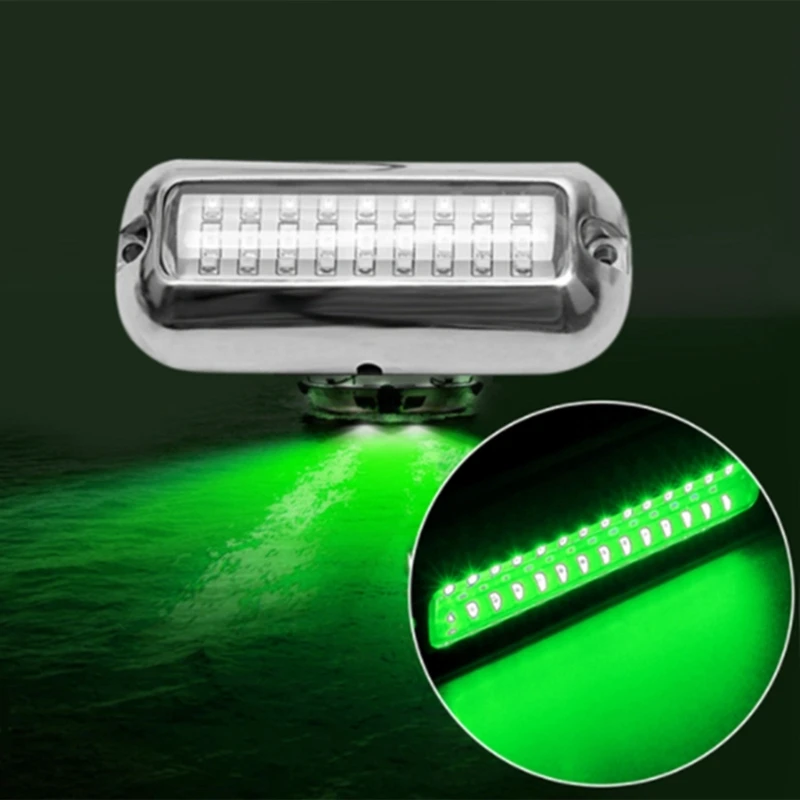 LED مركبة بحرية ضوء لافت للانتباه 10-30 فولت 27LED مقاوم للماء قارب Transom الخفيفة