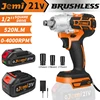 Jemi Tool 3-In-1 Cordless Electric Impact Wrench Drill Screwdriver with Brushless Motor Max 4000RPM Variable Speed 1