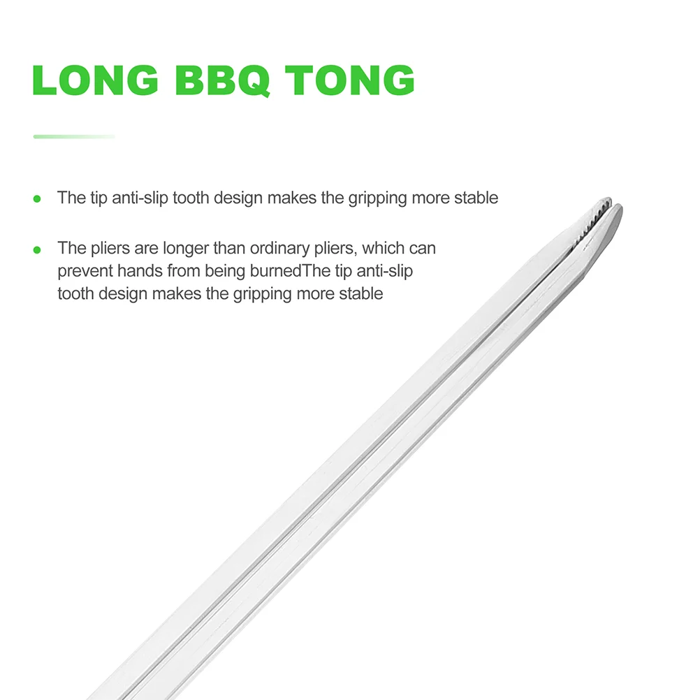 Carbon Tongs BBQ Charcoal Clamp Tools Matches Firewood Tong Stainless Steel Charcoal Clip Clamp Handle Tong Cleaning Accessories log grabber tongs