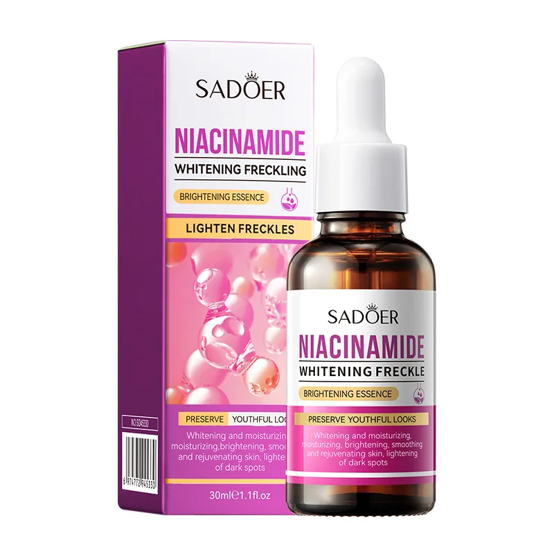 1/3pcs SADOER Fullerene Salicylic Acid Nicotinamide Serum Facial Moisturizing Anti-aging Facial Essence Beauty Face Skin Care 6