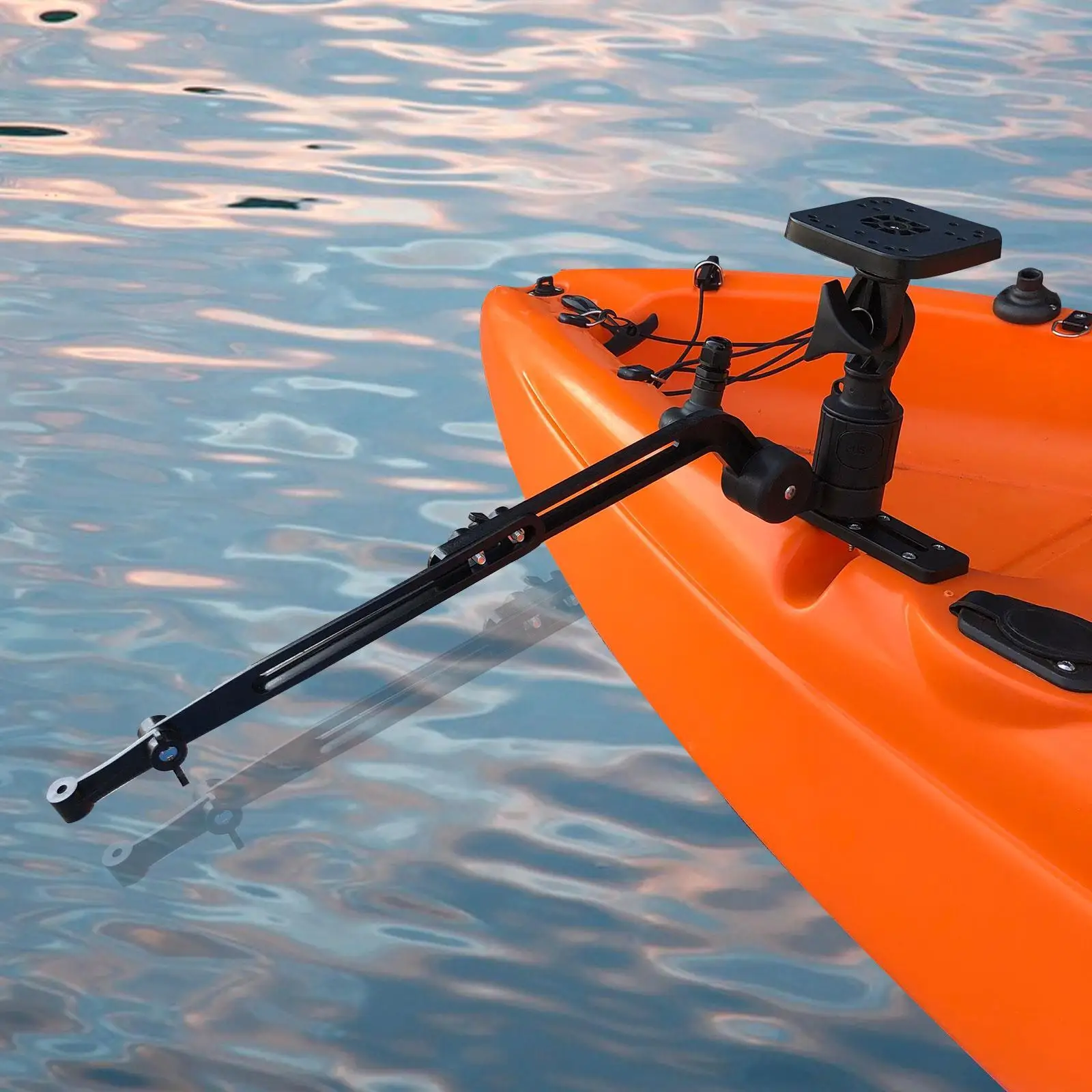 Fish Finder Mount Ball Mount Transducer Mounting Arm Marine Electronic