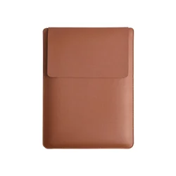 Premium Laptop Sleeve Bag - Universal Fit for 11 - 16 Notebooks and Laptops (Brown)