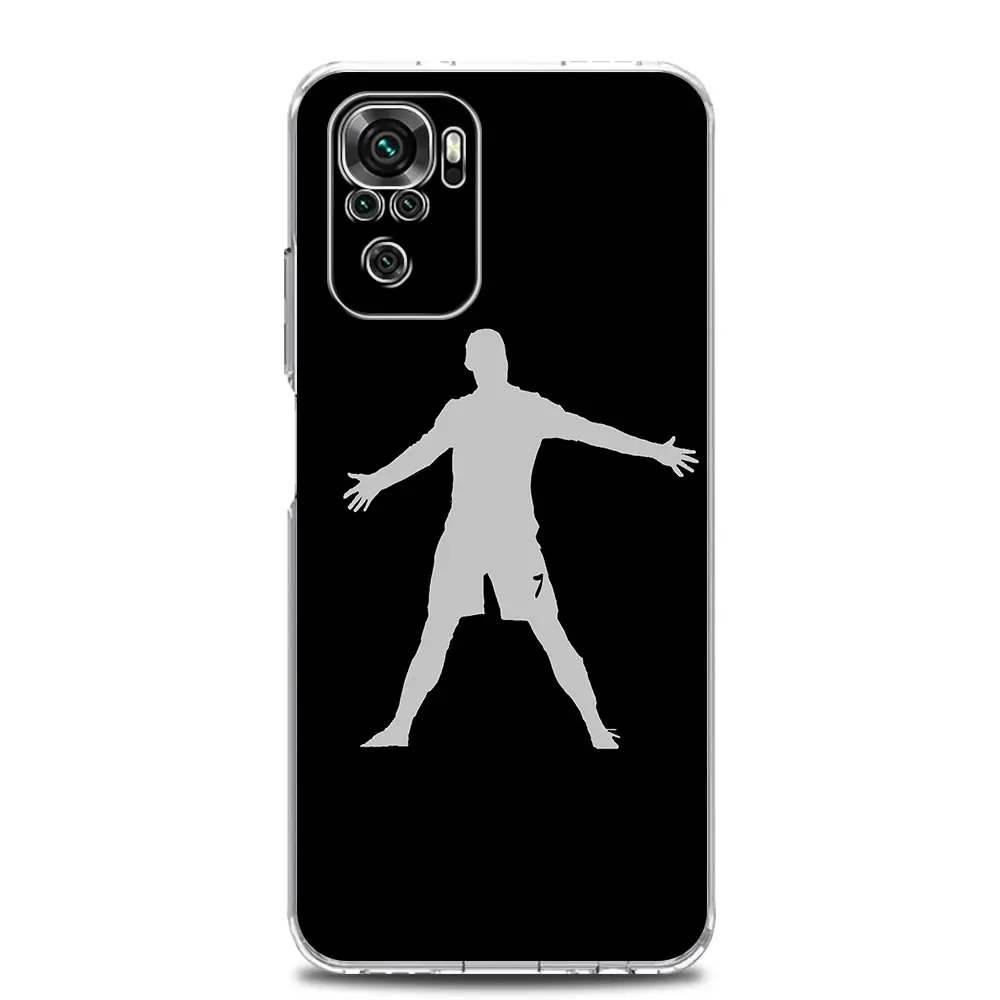 Football Player Soccer Art Soft Clear Phone Case
