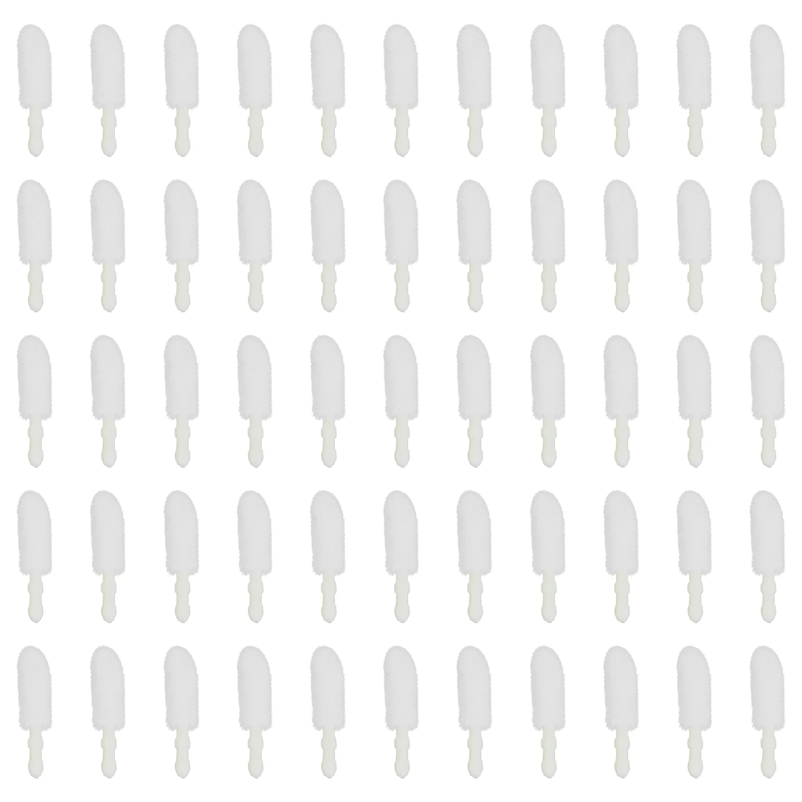 

300 Pcs Lip Brush Replacement Head Portable Replacing Heads Flocking Gloss Accessories Lipstick Supple Travel Parts