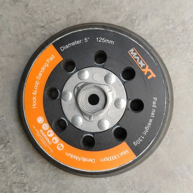 MAXXT 5" 125mm 5 Inches Sanding Pad for 13000rpm Hook And Loop Double-acting Random Orbital Sander Polisher Polishing Machine 3