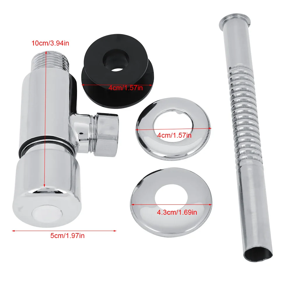 Flush valve DN15 Toilets Urinal Flush Valve Manual Pressure Washer Zinc Alloy 1PC Home Hotel Office Bathroom Accessories toilet tank accessories