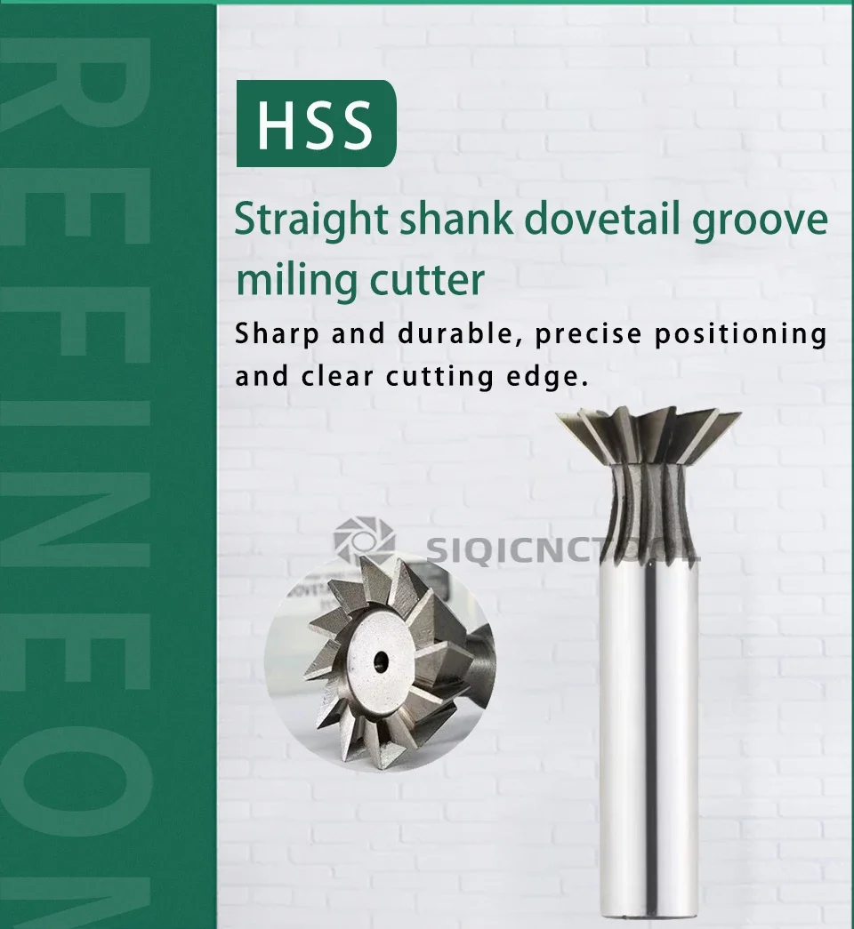 Fresa A Coda Di Rondine HSS - Per Metallo E Legno, Diversi Diametri - Foto 3