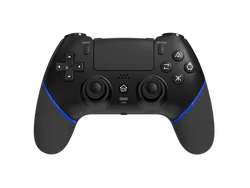 Wireless Gaming Controller with Hall Effect Joystick and Turbo Function - Bluetooth Gamepad for Enhanced Performance (Black and blue)