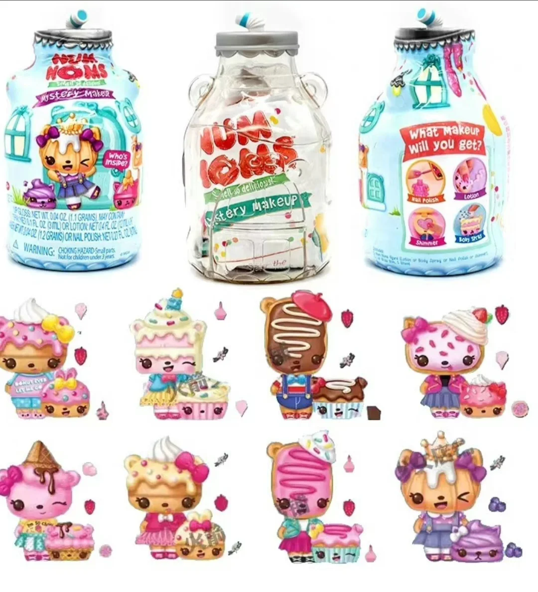 Original Num Noms Surprise Toys for Girls Fluffy Slime Mystery Makeup Lip Gloss Smell Snackables Kawaii Dolls Delicious