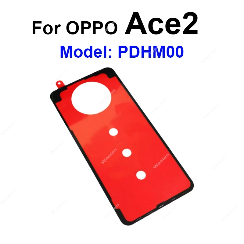 후면 배터리 하우징 커버 스티커, 후면 배터리 하우징 접착 스티커 부품, OPPO Ace2 A36 A56s A76 A77 A96 4G 5G 2022