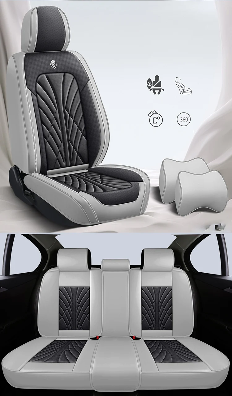 

Getsocio High Quality Leather Car Seat Cover 98% car model for Toyota Lada Renault Kia Volkswage Honda BMW BENZ car accessories