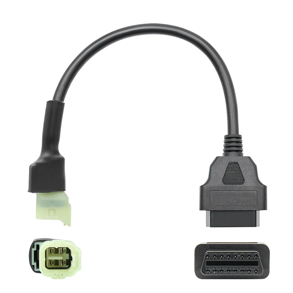 OBD2 Kabel Für Honda 4Pin 6Pin Motorrad zu OBDII 16 Pin Kabel 4 Pin/6 Pin Stecker Kabel Motorrad diagnose Verlängerung Kabel – Detail 5