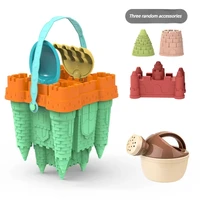 Beach Castle Bucket Play Sand Set Toys Sand Scoop Children Summer Toys Sand Toys Sand Box for Kids Outdoor Family Funny Gifts 1