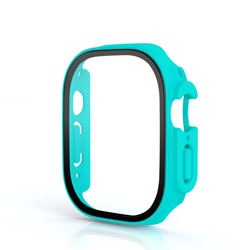 Apple Watch Ultra Protection Kit: 49mm PC Bumper & Tempered Glass Screen Protector Cover