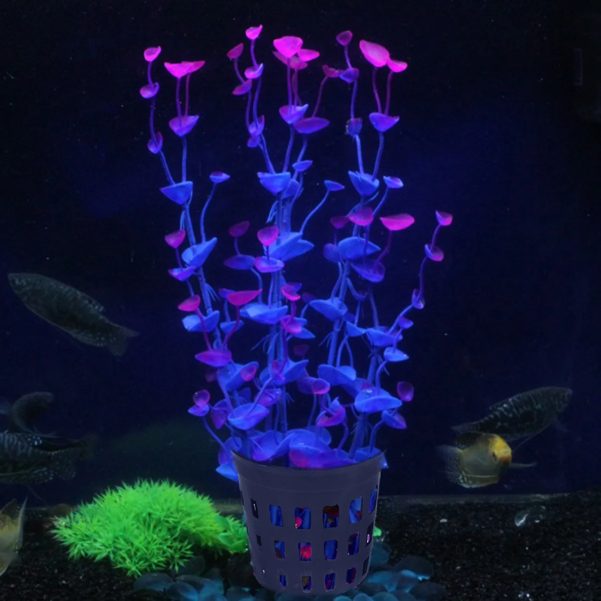 Aquarium Plastic Pot Baskets Aquarium Aquatic Water Flower Plant Grass Planting Decor Fish Tank Water Planting Basket 10pcs fish tank ornaments fish tank decorations aquarium ornaments