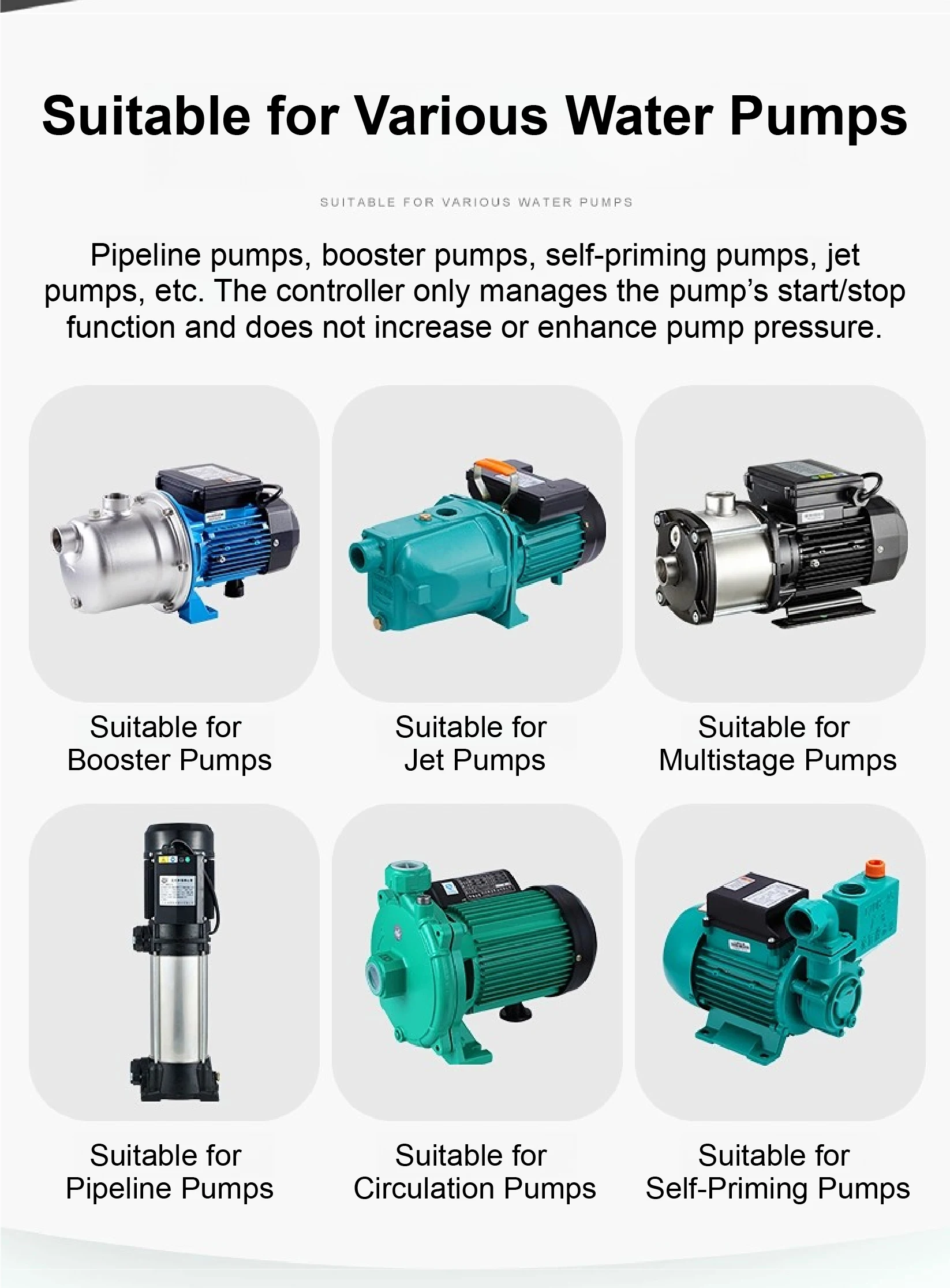 S18 Water Pump Pressure Controller Adjustable Pressure Automatic Switch Pipeline